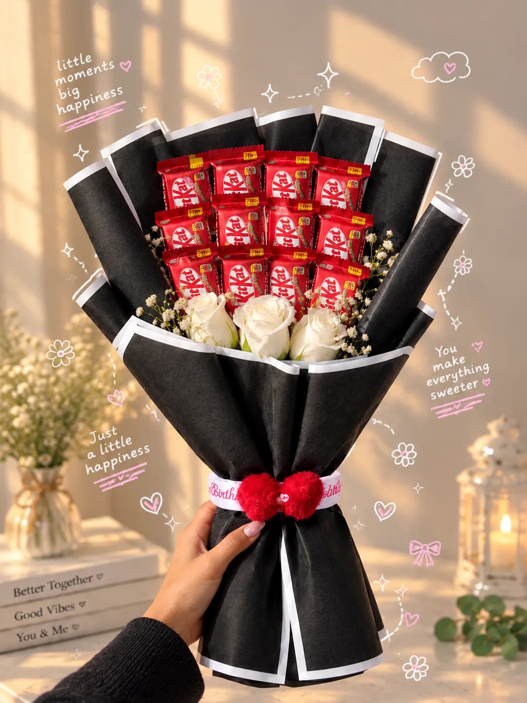 KitKat Chocolate Bouquet (Customised) — 3