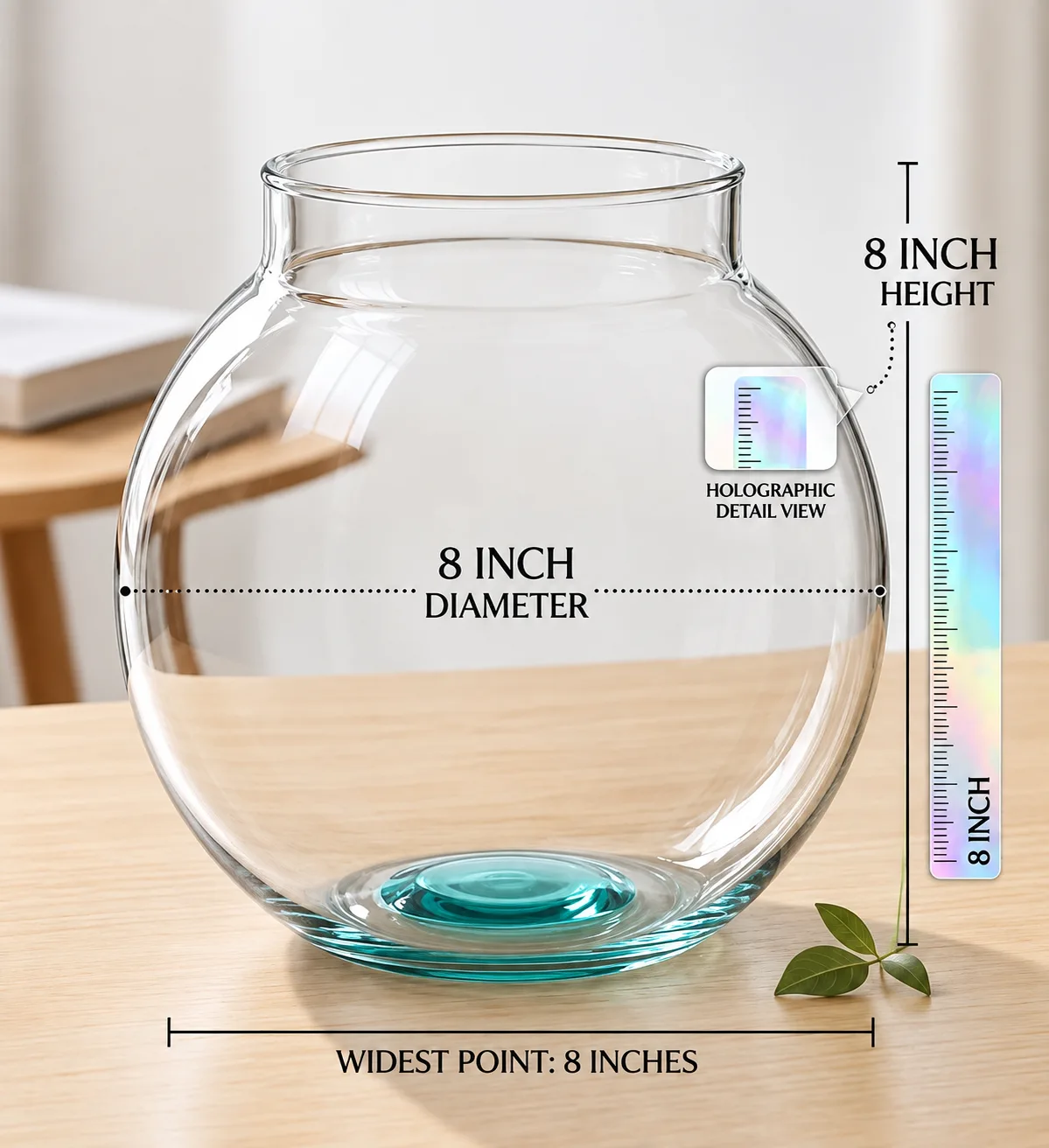 Resin Beach Theme Glass Bowl — 4